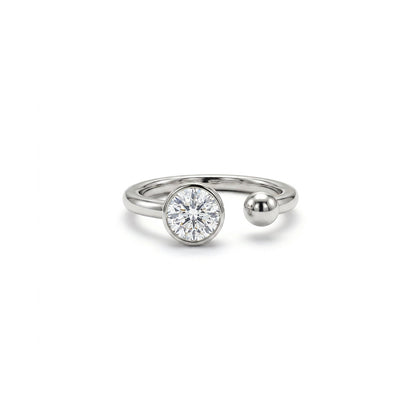 Classic Round Brilliant Bezel Ring