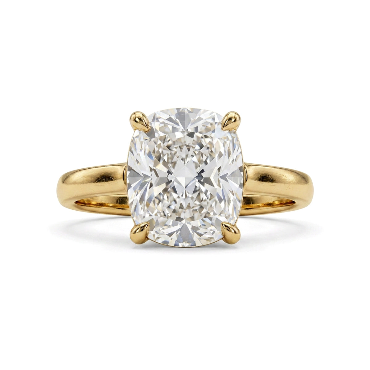 Cushion Solitaire Ring — cushion lab grown diamond ring by Vimora Diamonds