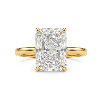 Radiant Solitaire Ring — radiant lab grown diamond ring by Vimora Diamonds
